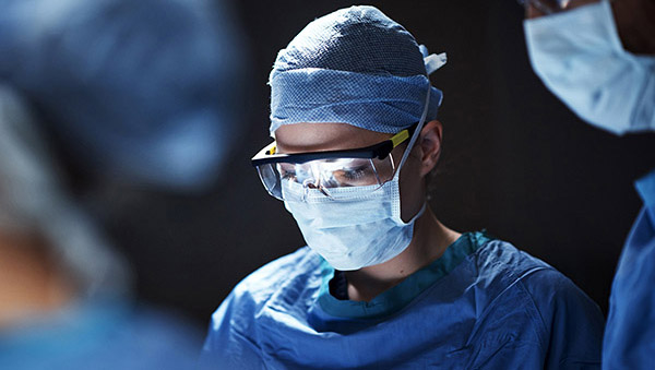 surgeon in operating room